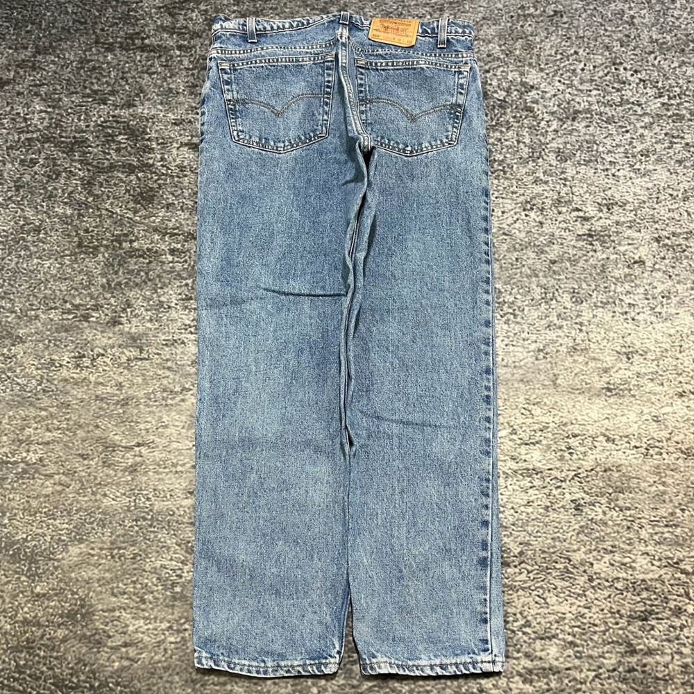 Vintage 90s Levi's 550 Jeans Mens 36x30 Blue Relaxed Fit Tapered Leg Made In USA